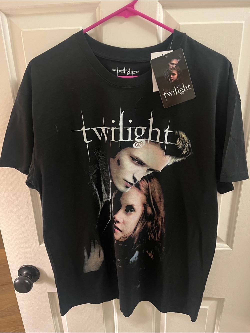 Twilight Black Graphic Tee - Iconic Movie Design